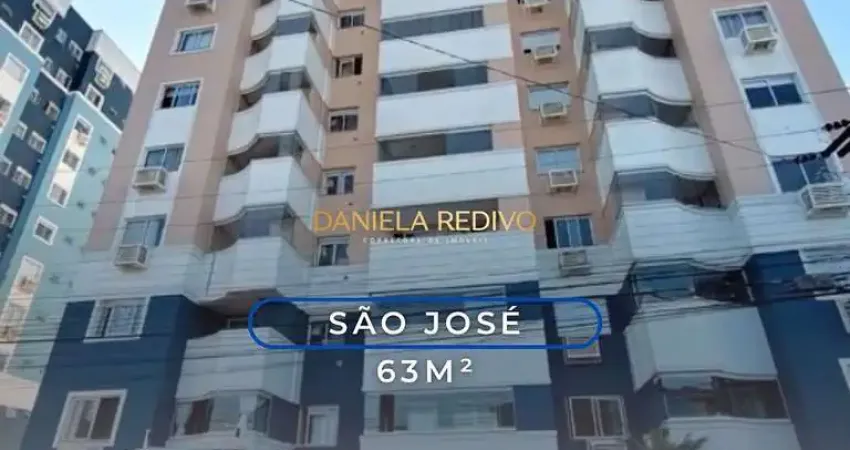 Apartamento com 2 quartos à venda, 63m² - jardim cidade de florianópolis