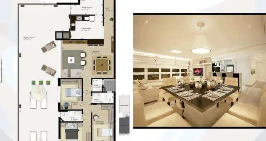 Apartamento com 3 quartos à venda no Interlagos, Caxias do Sul 
