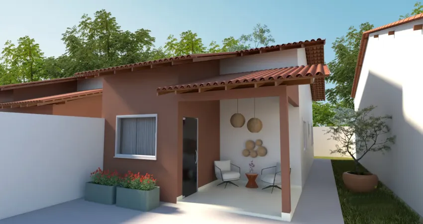 Casas residenciais novas na entrada de barreirinhas, dois quartos