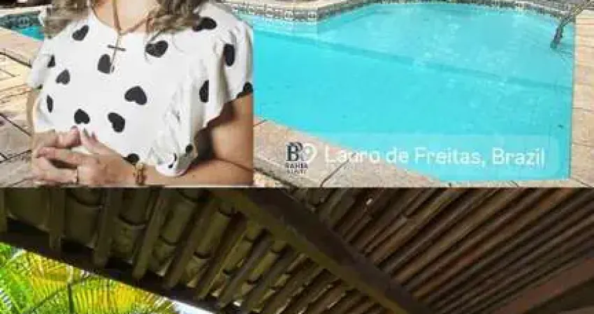 Alugue ou compre casa terrea com piscina em condominio fechado 5/4 com 4 suítes