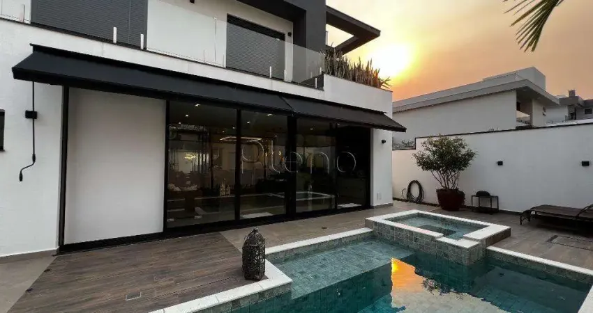 Casa à venda em campinas, loteamento residencial arborais, com 4 suítes, com 335 m²