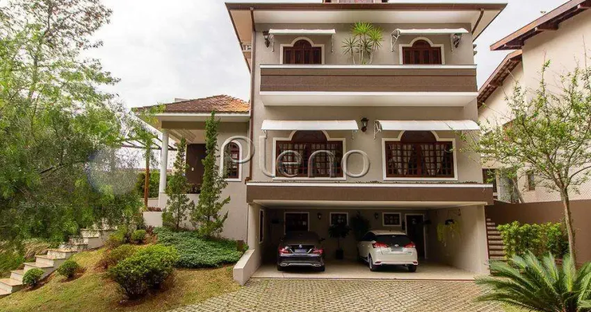 Sobrado à venda em Valinhos, Jardim Paiquerê, com 4 suítes, com 490 m²