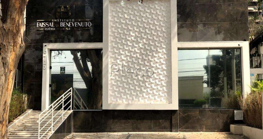 Casa comercial no Cambuí em Campinas