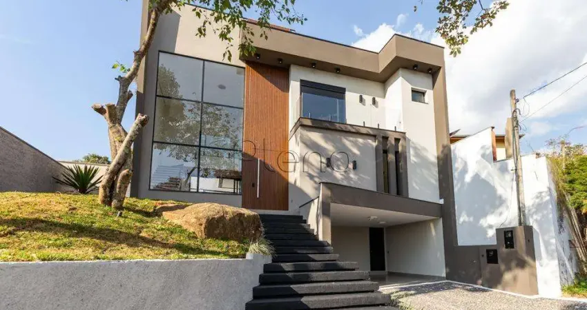 Sobrado à venda em Campinas, Loteamento Caminhos de São Conrado (Sousas), com 3 suítes, com 215 m²