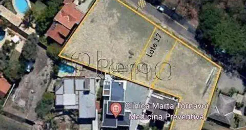 Terreno à venda com 565 m² no Bairro das Palmeiras, Campinas