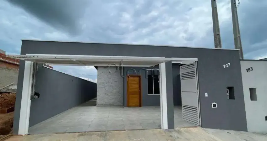 Casa à venda em Indaiatuba, Parque Barnabé, com 3 quartos, com 93 m²