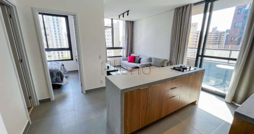Apartamento para alugar em Campinas, Cambuí, com 1 suíte, com 44 m², Hub Cambuí