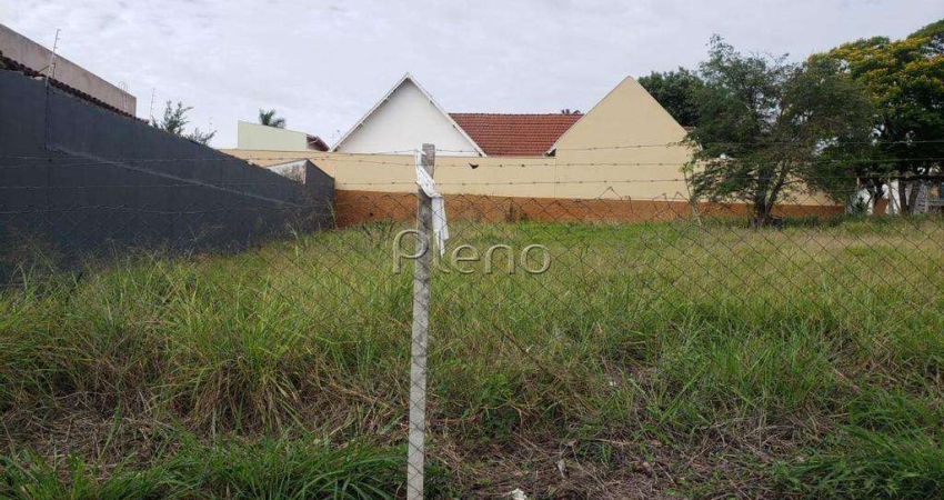 Terreno à venda na Rua Luís Paolieri, 542, Parque São Quirino, Campinas