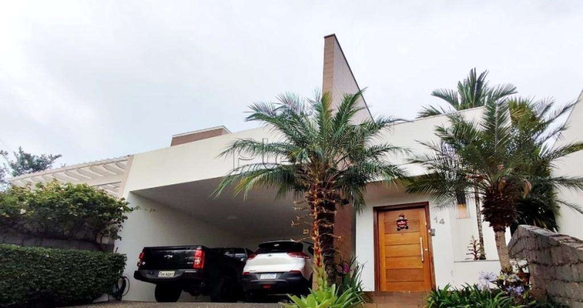 Casa à venda em Valinhos, Condomínio Villagio Fiorentino, com 3 quartos sendo suíte, com 260 m²