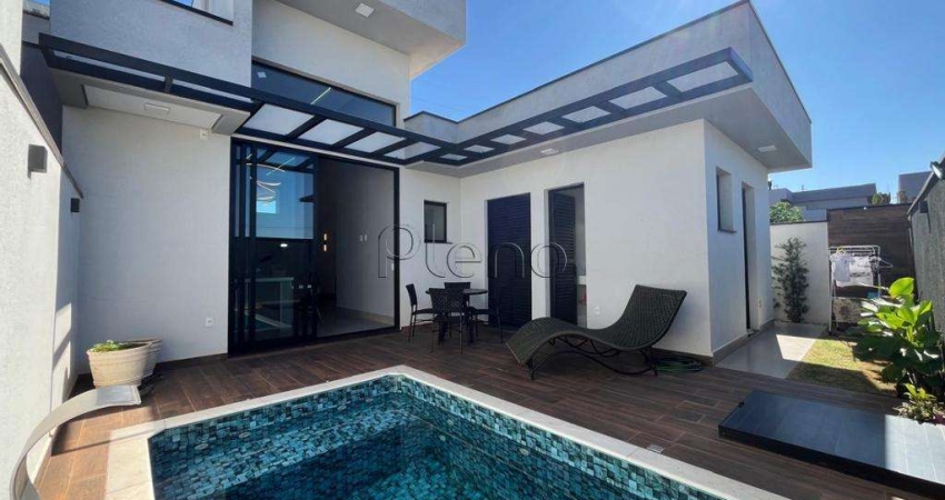 Casa à venda em Paulínia, Parque Brasil 500, com 3 suítes, com 193 m², Santorini Residencial Club