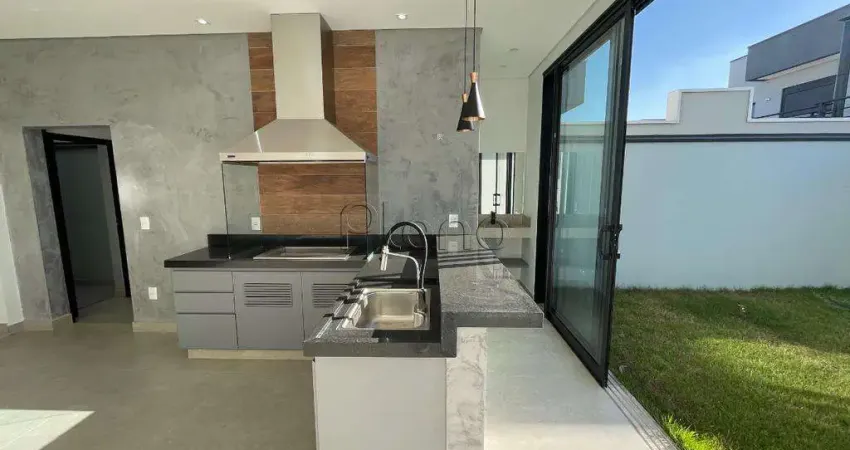 Casa à venda em paulínia, parque brasil 500, com 3 suítes, com 170 m², residencial royal garden