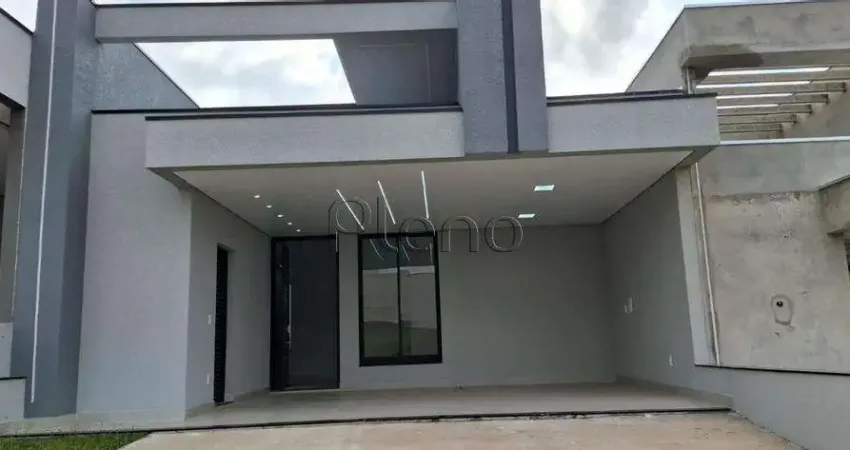 Casa à venda em Indaiatuba, Loteamento Park Gran Reserve, com 3 suítes, com 135 m²