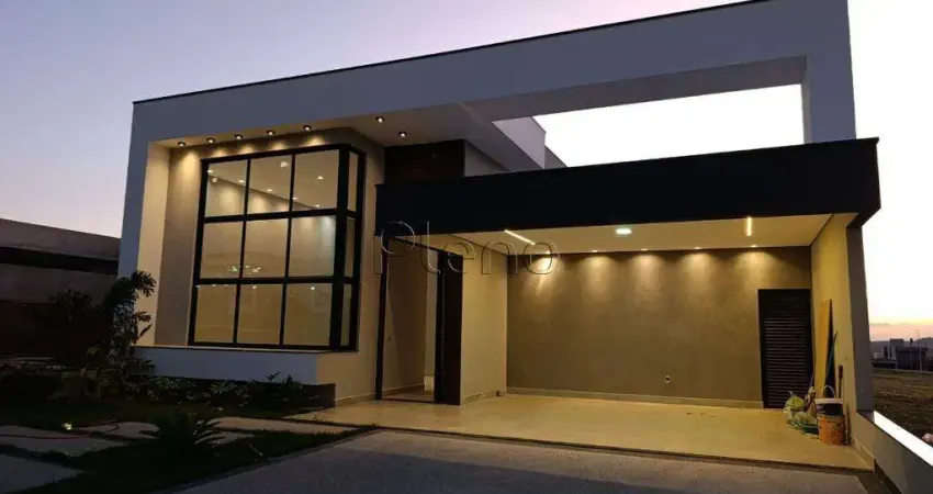 Casa à venda em Indaiatuba, Residencial Monte Verde, com 3 suítes, com 191 m²