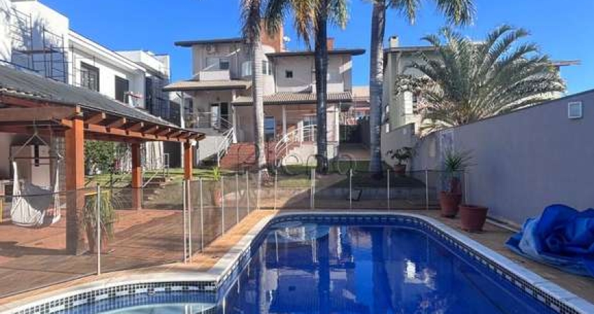 Sobrado à venda em Valinhos, Santa Cruz, com 3 suítes, com 386 m², Residencial Terras do Caribe
