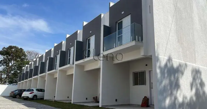 Sobrado à venda em Campinas, Chácara Primavera, com 2 suítes, com 77 m²