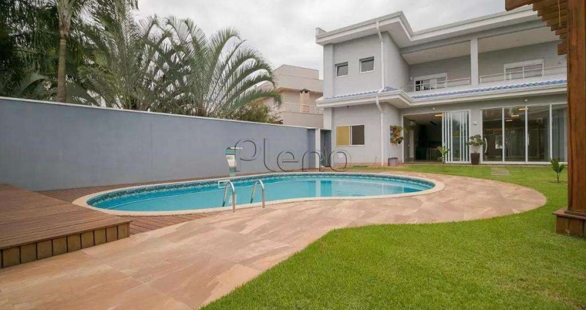 Sobrado à venda em Campinas, Jardim do Sol, com 3 suítes, com 472 m², Condomínio Riviera Barão