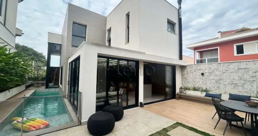 Sobrado à venda em Campinas, Swiss Park, com 3 suítes, com 280 m²