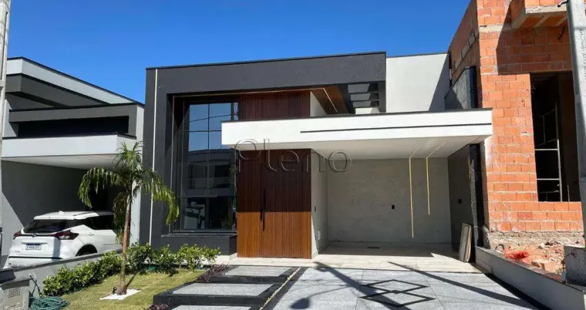 Casa à venda em Indaiatuba, Loteamento Park Gran Reserve, com 3 quartos, com 132 m²