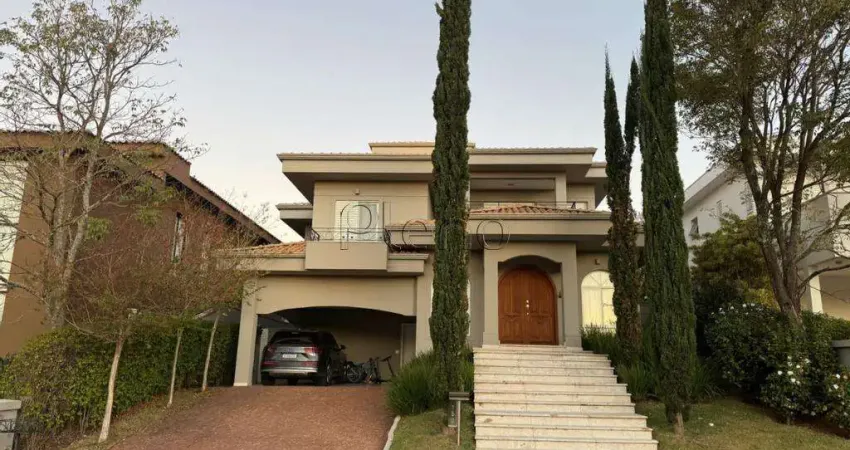 Sobrado à venda em campinas, alphaville dom pedro, com 4 suítes, com 370.37 m², alphaville dom pedro