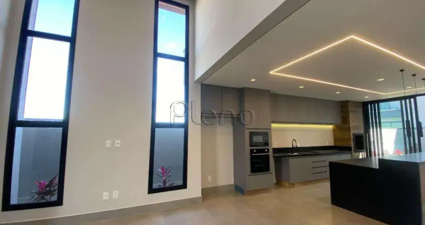 Casa à venda em paulínia, parque brasil 500, com 3 suítes, com 189 m², santorini residencial club