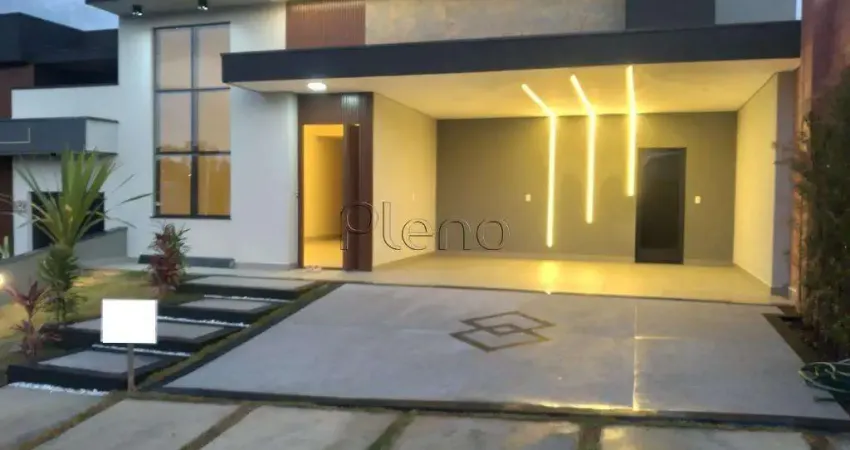 Casa à venda em indaiatuba, loteamento park gran reserve, com 3 suítes, com 170 m²