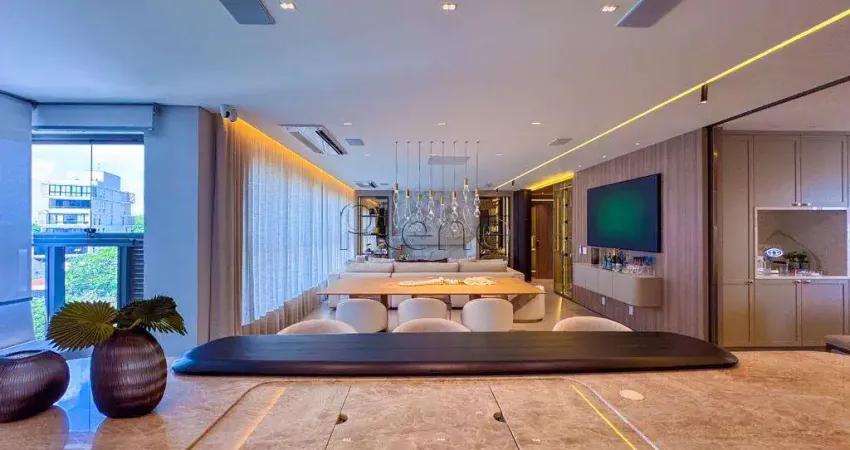 Apartamento à venda em campinas, nova campinas, com 3 suítes, com 222 m², legend