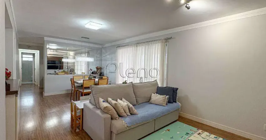 Apartamento à venda em campinas, parque prado, com 3 suítes, com 111.7 m², residencial caapuã