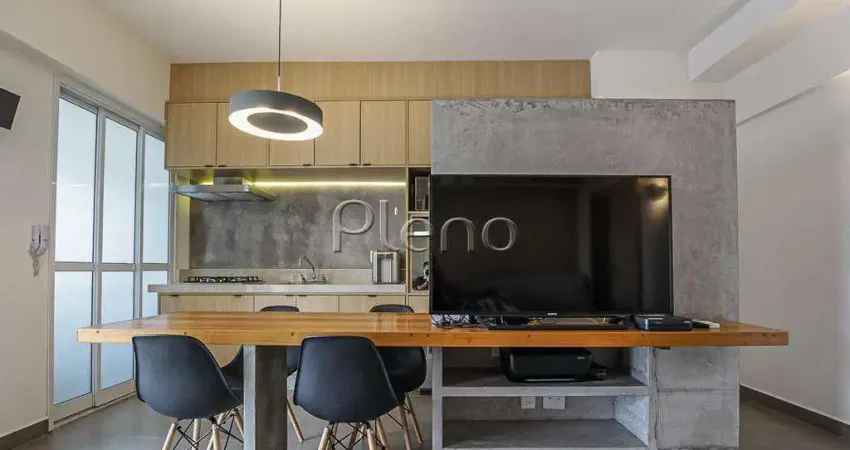 Apartamento à venda em campinas, cambuí, com 1 suíte, com 60 m², edifício london loft