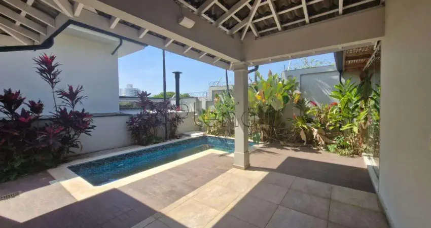 Sobrado à venda em campinas, parque taquaral, com 3 suítes, com 220 m², parque da lagoa