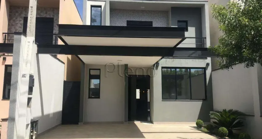 Sobrado à venda em indaiatuba, jardim park real, com 3 suítes, com 155 m²