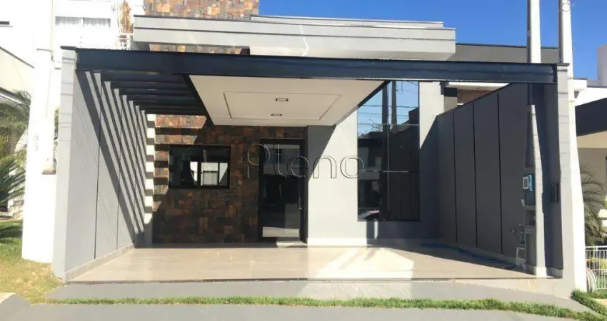 Casa à venda em indaiatuba, jardim park real, com 3 quartos, com 105 m², condomínio jardim park real