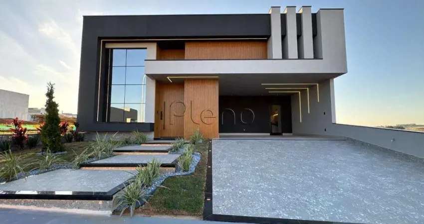 Casa à venda em indaiatuba, residencial monte verde, com 3 suítes, com 208 m²