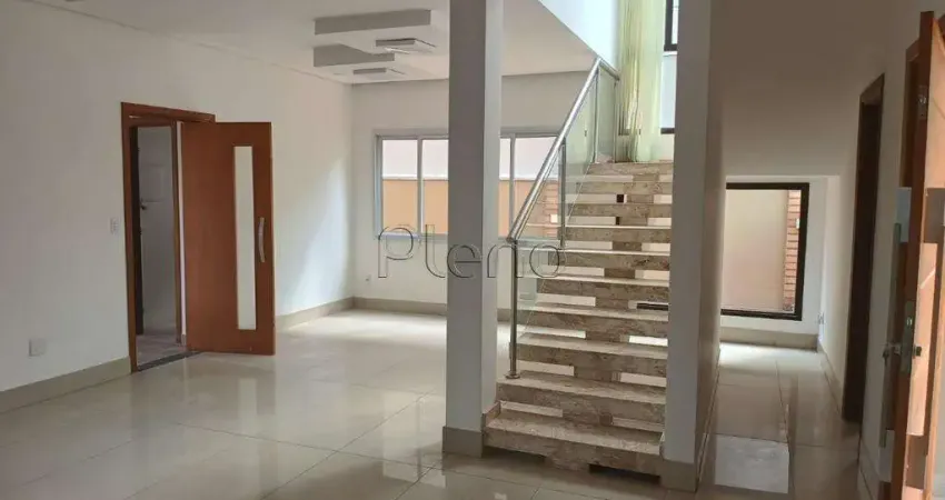 Sobrado para alugar em campinas, loteamento parque dos alecrins, com 4 quartos, com 262 m²