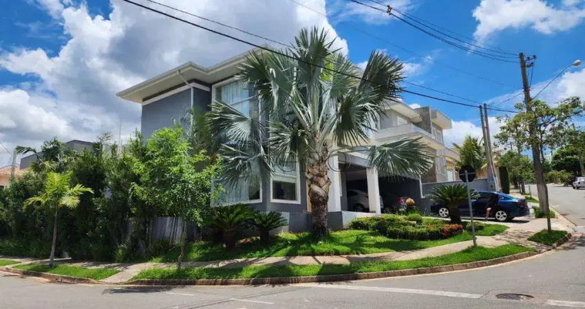 Sobrado para alugar em valinhos, pinheiro, com 3 suítes, com 273 m², condomínio portal do jequitibá