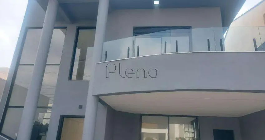 Sobrado à venda em paulínia, parque brasil 500, com 3 suítes, com 232 m², reserva real home resort