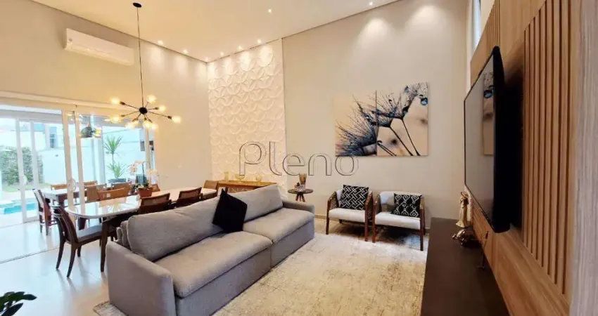 Casa à venda em valinhos, jardim são marcos, com 3 suítes, com 180 m², condomínio villa do sol