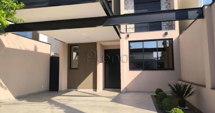 Sobrado à venda em indaiatuba, jardim park real, com 3 suítes, com 155 m²