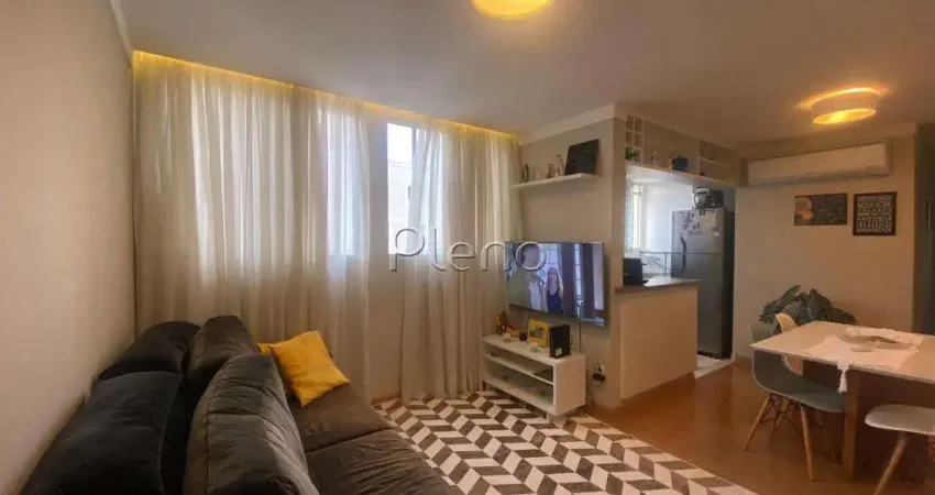 Apartamento à venda em campinas, bonfim, com 2 quartos, com 60 m², condomínio residencial araça