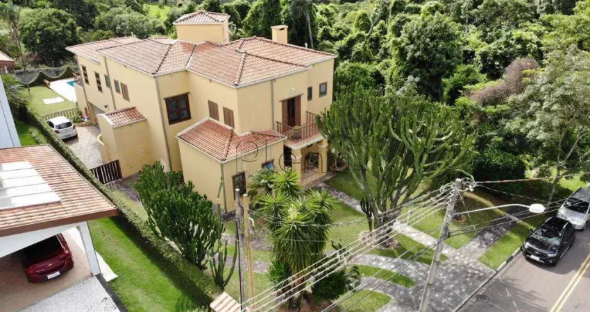 Sobrado à venda em valinhos, pinheiro, com 4 suítes, com 404 m², condomínio moinho de vento