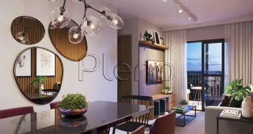 Apartamento à venda em campinas, mansões santo antônio, com 2 quartos, com 56 m², una mansões