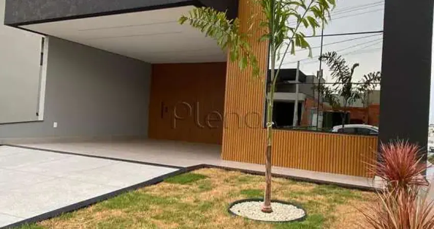 Casa à venda em Indaiatuba, Loteamento Park Gran Reserve, com 3 quartos, com 189 m²