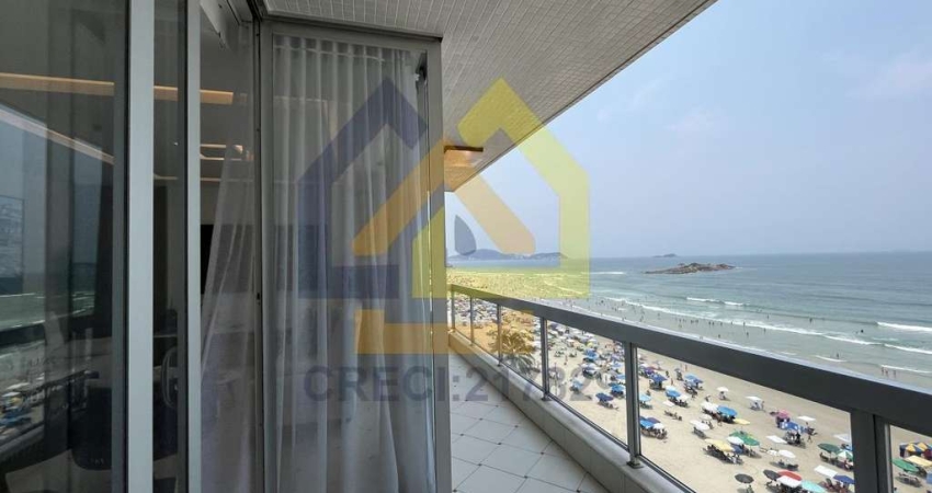 Apartamento Frente Mar para Venda em Guarujá, Pitangueiras, 4 dormitórios, 2 suítes, 2 banheiros, 2 vagas