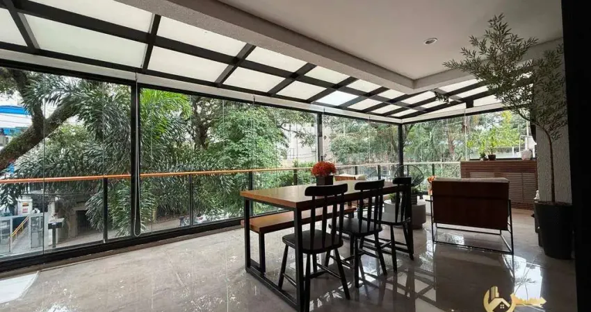 Apartamento garden com 2 dormitórios à venda, 89 m² por r$ 1.390.000,00 - jardim santo amaro - são paulo/sp