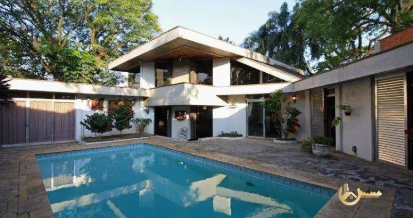 Sobrado com 4 dormitórios para alugar, 453 m² por r$ 32.000/mês - alto de pinheiros - são paulo/sp