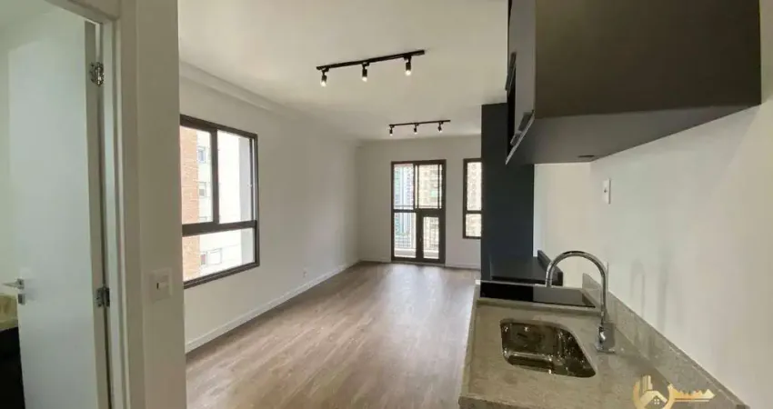 Apartamento com 1 dormitório para alugar, 32 m² por r$ 3.300/mês - campo belo - são paulo/sp