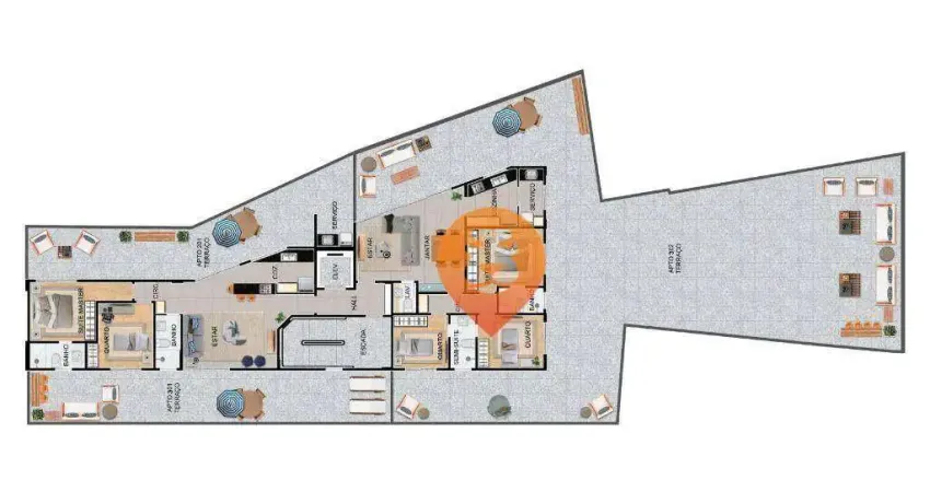 Apartamento com 2 dormitórios à venda, 66 m² por R$ 1.315.000,00 - São Pedro - Belo Horizonte/MG