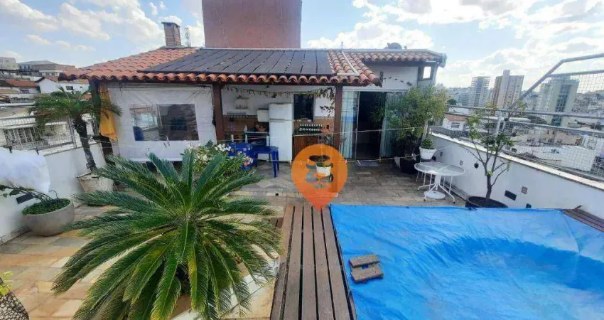 Cobertura à venda, 181 m² por R$ 1.070.000,00 - Santa Tereza - Belo Horizonte/MG