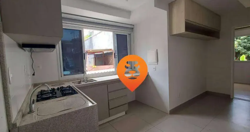 Apartamento com 1 dormitório, 27 m² - venda por r$ 360.000,00 ou aluguel por r$ 2.415,00/mês - floresta - belo horizonte/mg