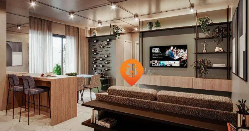 Studio com 1 dormitório à venda, 41 m² por R$ 583.685,06 - Funcionários - Belo Horizonte/MG