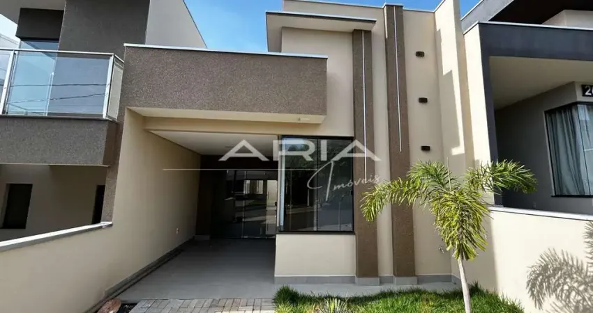 Casa NOVA, à VENDA, no Morada das Flores Rosas em Cambé, próximo a Londrina